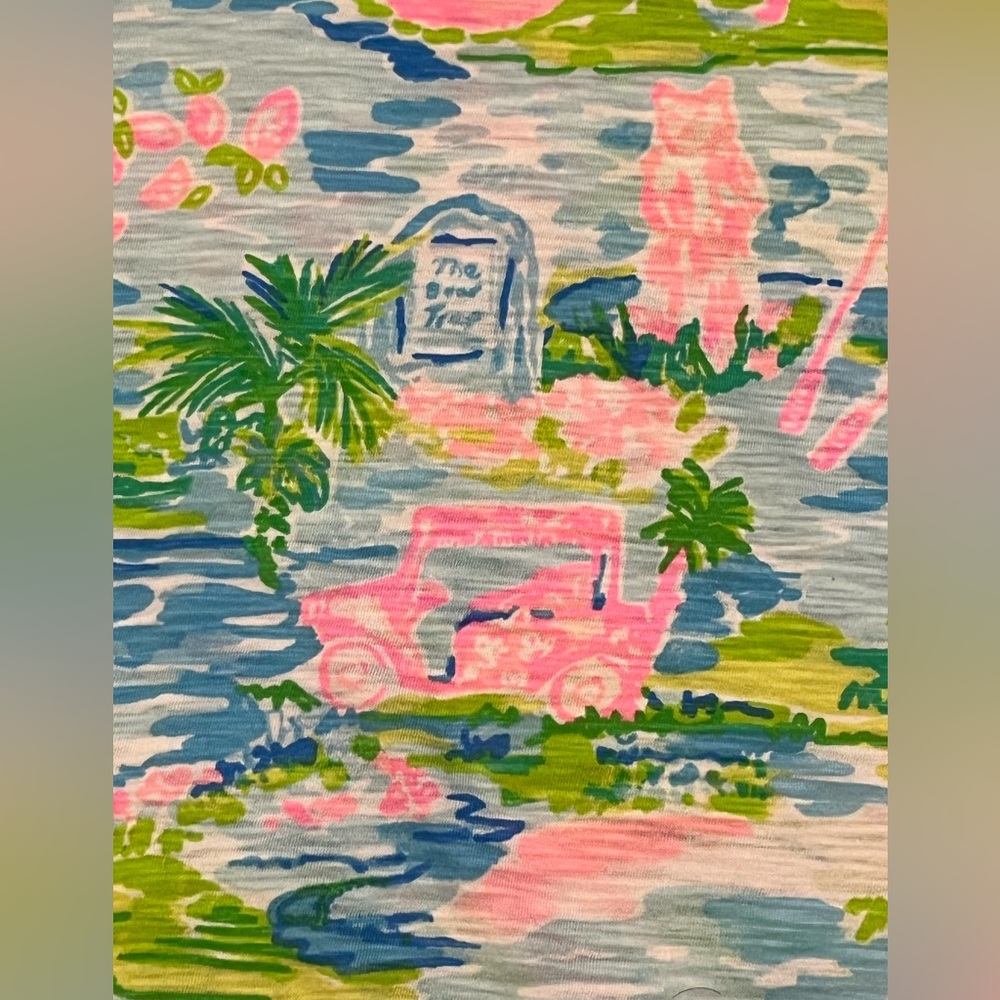 Lilly Pulitzer Honda Classic PGA Golf Etta V Neck Tee Shirt Top Size XS - Picture 11 of 16